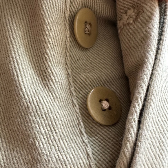 Alex Crane green jeans straight leg button fly high waist size 28 - Picture 8 of 10